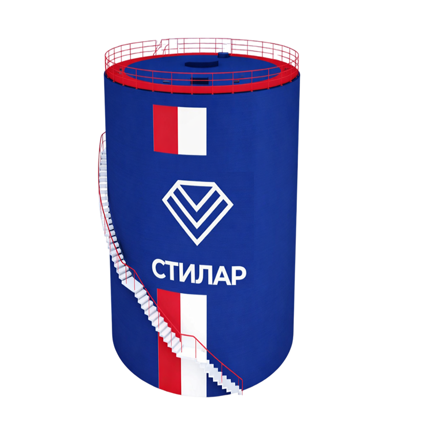 Цельносварной резервуар РВС для сточных вод 5 м³ от завода-производителя